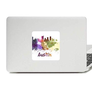 Imagem de Austin America Cidade Aquarela Decalque Vinil Paster Laptop Adesivo Decoração PC