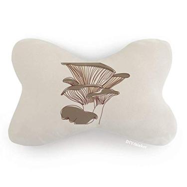 Imagem de DIYthinker Delicious Home Prato Ilustração Cogumelo Carro Decoração Pescoço Almofada Almofada Almofada Almofada