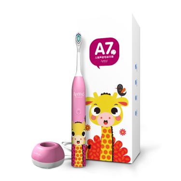Imagem de Escova de Dentes Infantil Elétrica A7 Sonic Para Crianças_rosa