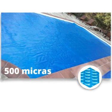 Imagem de Capa Térmica Para Piscina Atco Azul 500 Micras-7X3