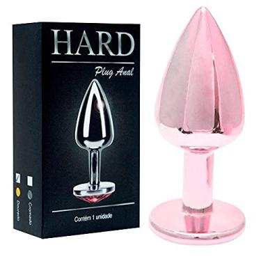 Imagem de Plug Anal Metal para Iniciantes em Formato Cônico Detalhe Cristal Base 6,5 X 2,5 CM HARD REF:HA118R