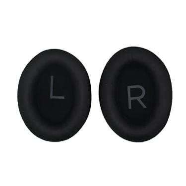 Imagem de SUWIAKLALL Almofadas de ouvido Fones de ouvido Almofada de cabeça para jogos Capa de fone de ouvido Esponja Acessórios de reposição para fones de ouvido OC45, Preto