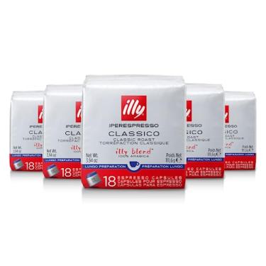 Imagem de 90 Cápsulas Illy Iperespresso, Café Illy Blend, Lungo