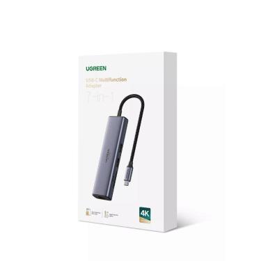 Imagem de Hub Usb-C Ugreen 7 Em 1 Dockstation Hdmi 4K Thunderbolt 3.0