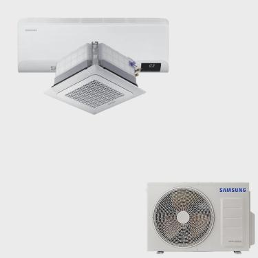 Imagem de Ar Condicionado Multi Split Inverter Samsung fjm 18.000 btus q/f 220V + 1x High Wall 9.000 btus + 1x WindFree Minicassete de 4 Vias 18.000 btus