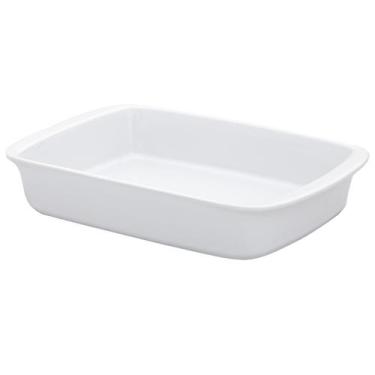 Imagem de Travessa Refratária Tango Grande 40X24x7 Cm  3,25L Branco - Oxford Por