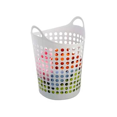 Imagem de Cesto de Roupas Flexível Arthi Organizador Branco 15464 - 1 Peça