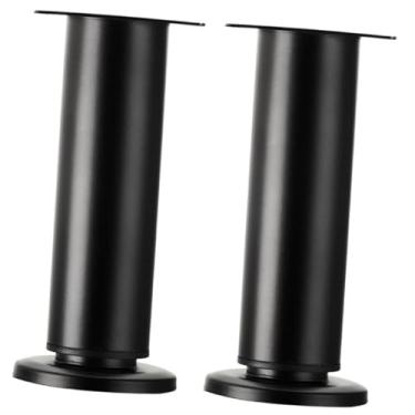 Imagem de Homoyoyo Pernas De Mesa De Metal 2 Peças Pernas De Mesa Pés De Cadeira Pernas De Armário De Metal Pernas De Móveis Ajustáveis Pés De Suporte De Tv Pernas De Substituição De Sofá