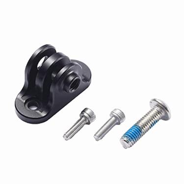 Imagem de Adaptador de suporte de bicicleta combinado, adaptador de câmera de suporte de computador para Garmin Edge 200 500 510 520 800 810 820 1000, compatível com câmera de ação Gopro Sport e suporte Bryton, Preto