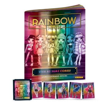 Imagem de Album De Figurinha Rainbow High Viva As Suas Cores Panini + 10 Envelop