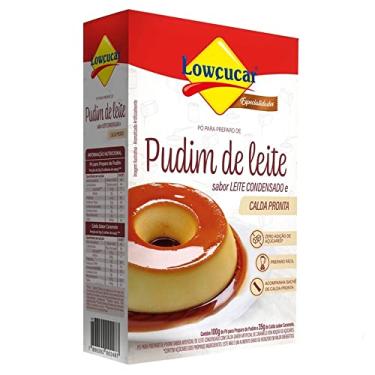 Imagem de Lowçucar Pudim de Leite Sabor Leite Condensado com Calda Pronta de Sabor Caramelo Zero Adição de Açúcares - 150g