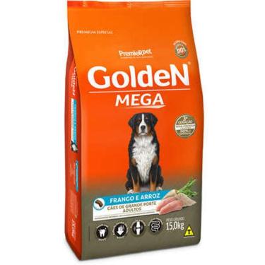 Imagem de Golden Mega Caes Adultos Frango E Arroz 15Kg
