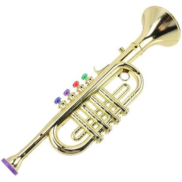 Imagem de Instrumentos para crianças Instrumentos de trompete de plástico para crianças de 8 a 10 anos Clarinete para crianças Instrumentos para adultos Imitação de plástico Trompete Saxofone Instrumento musica