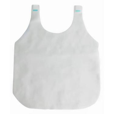 Imagem de Babador descartável tnt branco 30g | restaurante 100 unids