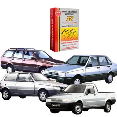 Imagem de Jogo De Cabo De Vela Ngk Para Fiat Uno Fiorino Elba Premio.