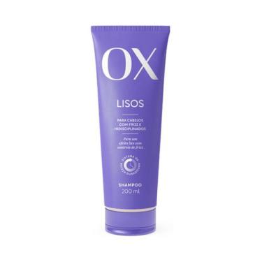 Imagem de Shampoo Lisos Para Cabelos Com Frizz E Indisciplinados 200ml Ox - Ox C