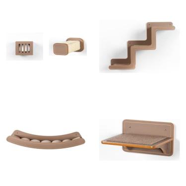 Imagem de Playground Raya - Escada Celine Subindo para Direita Marrom