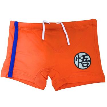 Imagem de Sunga Infantil Boxer Natação Dragon Ball Z Dbz Proteção Solar Uv Filtro Fator Fps 50 Praia Piscina