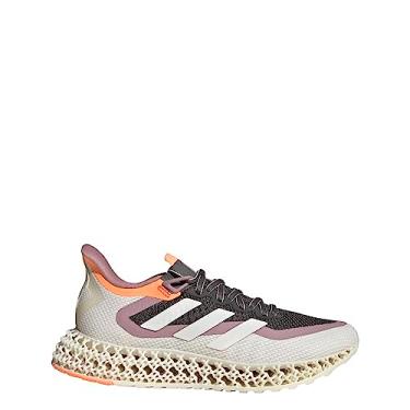 Imagem de adidas Tênis de corrida feminino 4DFWD 2, cinza, tamanho 36, Cinza cinco/zero metálico/laranja, 36