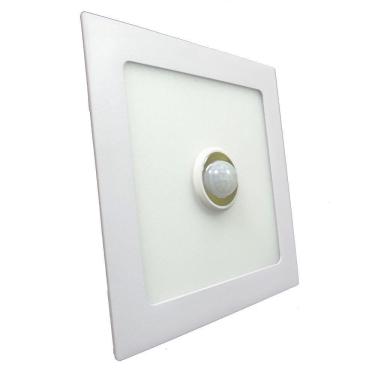 Imagem de Painel Led Embutir 25w Quadrada Branco Fria 6000k Com Sensor De Presença