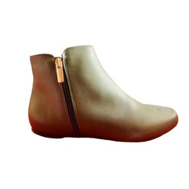 Imagem de Bota Feminina Via Uno Ankle Boot Bico Redondo 072071