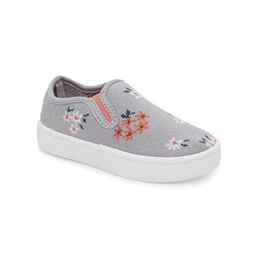 Imagem de Carter's Tênis feminino Nettie Slip-On, Estampado, 12 Little Kid