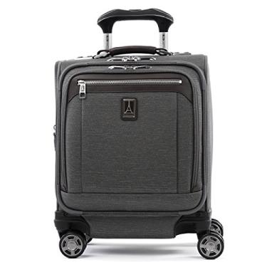 Imagem de Travelpro Platinum Elite Bolsa de mão com porta USB, Cinza vintage, 16-Inch, Sacola Platinum Elite com giro embaixo do assento com porta USB