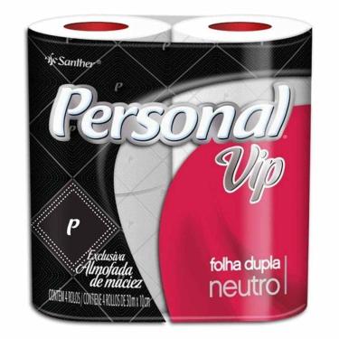 Imagem de Papel Higiênico Personal Vip Folha Dupla Com 4 30 Mt