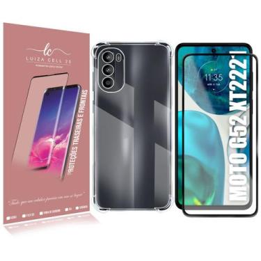 Imagem de Capa Capinha Compativel Moto G52 XT2221 6.6 Anti Choque + Película FUL