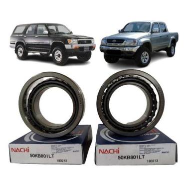 Imagem de Kit 2 Rolamento Caixa Satelite Diferencial Hilux 1992 A 2004 - Girar R