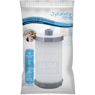 Imagem de Refil Filtro Planeta Água 5 Polipropileno Carbon Tech Rosca 1084A - Pl