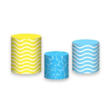 Imagem de Trio de Capas de Cilindro - Pool Party Piscina 009 - Via Cores