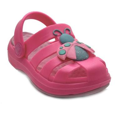 Imagem de Babuche Plugt Pop Baby Joaninha Rosa Chiclete 234.007, Rosa chiclete, 