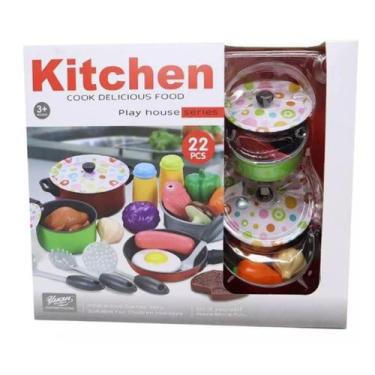 Imagem de Kit Panelinhas Infantil 22 Peças Shiny Toys 001222