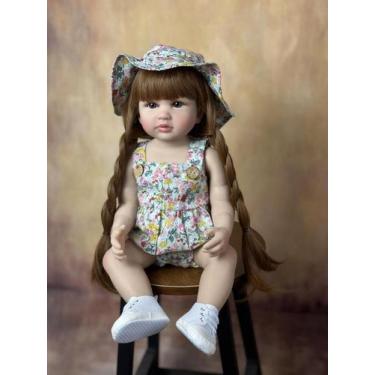 Imagem de Bebe Reborn Menina 100% Silicone 57 Cm - Anita - PRO BABY