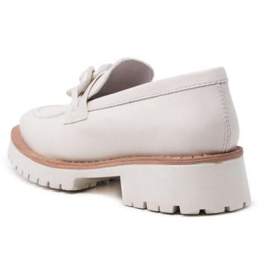 Imagem de Mocassim Feminino Off White Sapato Plataforma Oxford Clássico - Rizzic