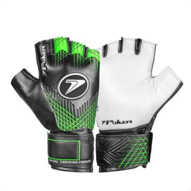 Imagem de Luva Futsal Poker Training Focus, Preto, Verde, T06