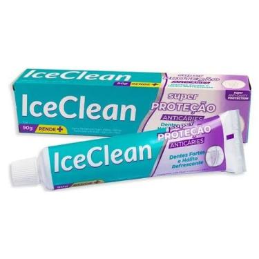 Imagem de Pasta De Dentes Ice Clean Menta  Em Creme  Sem Glúten 70 G