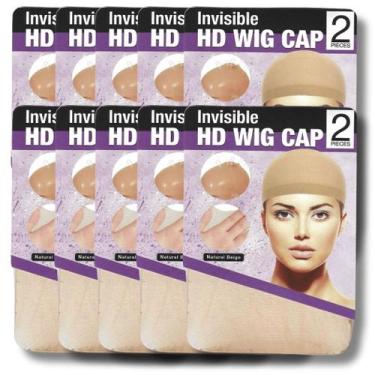 Imagem de 2 Touca HD Wig Cap transparente para Lace front Peruca Kit - LIONSWIG,