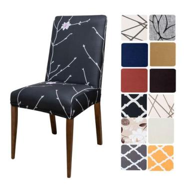 Imagem de Kit 6 Capas de Cadeira Sala de Jantar Premium - CDCS, Sakura