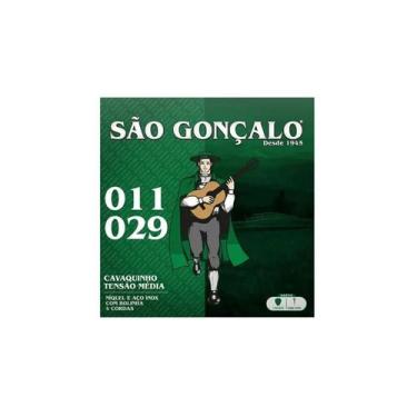 Imagem de Encordoamento Cavaco Cavaquinho Tensão Média São Gonçalo