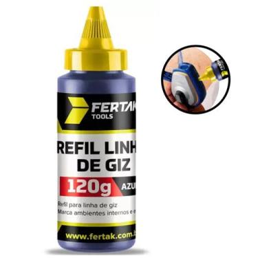 Imagem de Refil Para Giz De Linha 120 Gramas Azul - Fertak