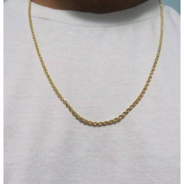 Imagem de Cordão Baiano Masculino Torcido 70cm 6.50grs Ouro 18k - RD Magazine