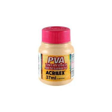 Imagem de Tinta Pva Fosca Acrilex 37ml para Artesanato Cores Diversas, Amarelo P
