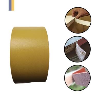 Imagem de Fita De Borda Pvc Para Formica Amarelo Mostarda Tx L553 32mm X 5m Reve