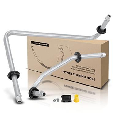 Imagem de A-Premium Conjunto de mangueira de linha de retorno de direção hidráulica compatível com Dodge Ram 1500 2004-2006 V10 8,3L tubo refrigerador conjunto de 2 peças