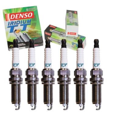 Imagem de 6 velas de ignição DENSO Iridium TT compatíveis com Nissan Altima 3.5L V6 2007-2008