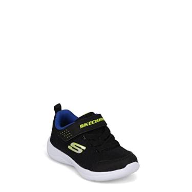 Imagem de Skechers Tênis infantil unissex Skech-Stepz 2.0-Mini Wanderer, Preto/Azul/Limão, 10 Little Kid