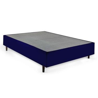 Imagem de Base para Cama Box Queen Guldi (38x158x198) Azul e Cinza