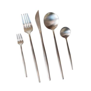 Imagem de Faqueiro 30 Peças Em Inox Berlin Kenya Prata